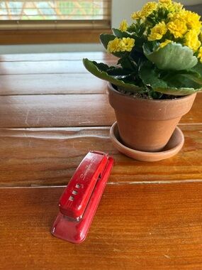 Red Swingline Cub Mini Stapler - Compact Home Office Stapler